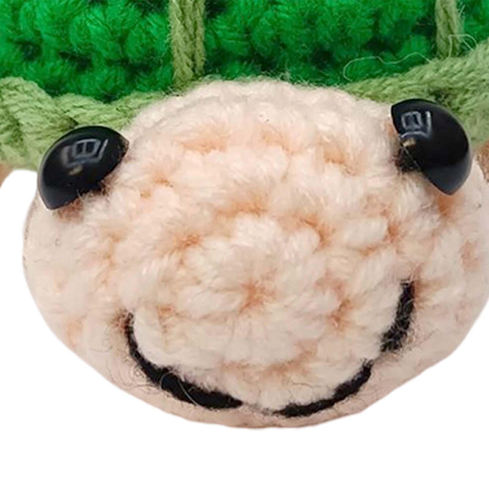 DIY Material Package Beginner Crochet Kit, Make Your Own Stuffed Plush Doll for Handicraft Lovers Hand Knitting Home Decor Keychain Pendants