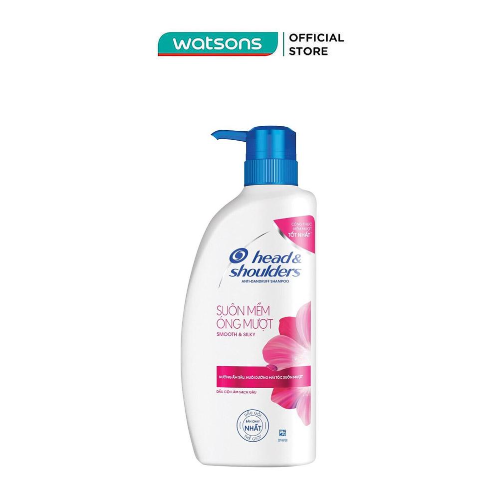 Dầu Gội Head &amp; Shoulders Suôn Mềm Óng Mượt Smooth &amp; Silky Shampoo 625ml