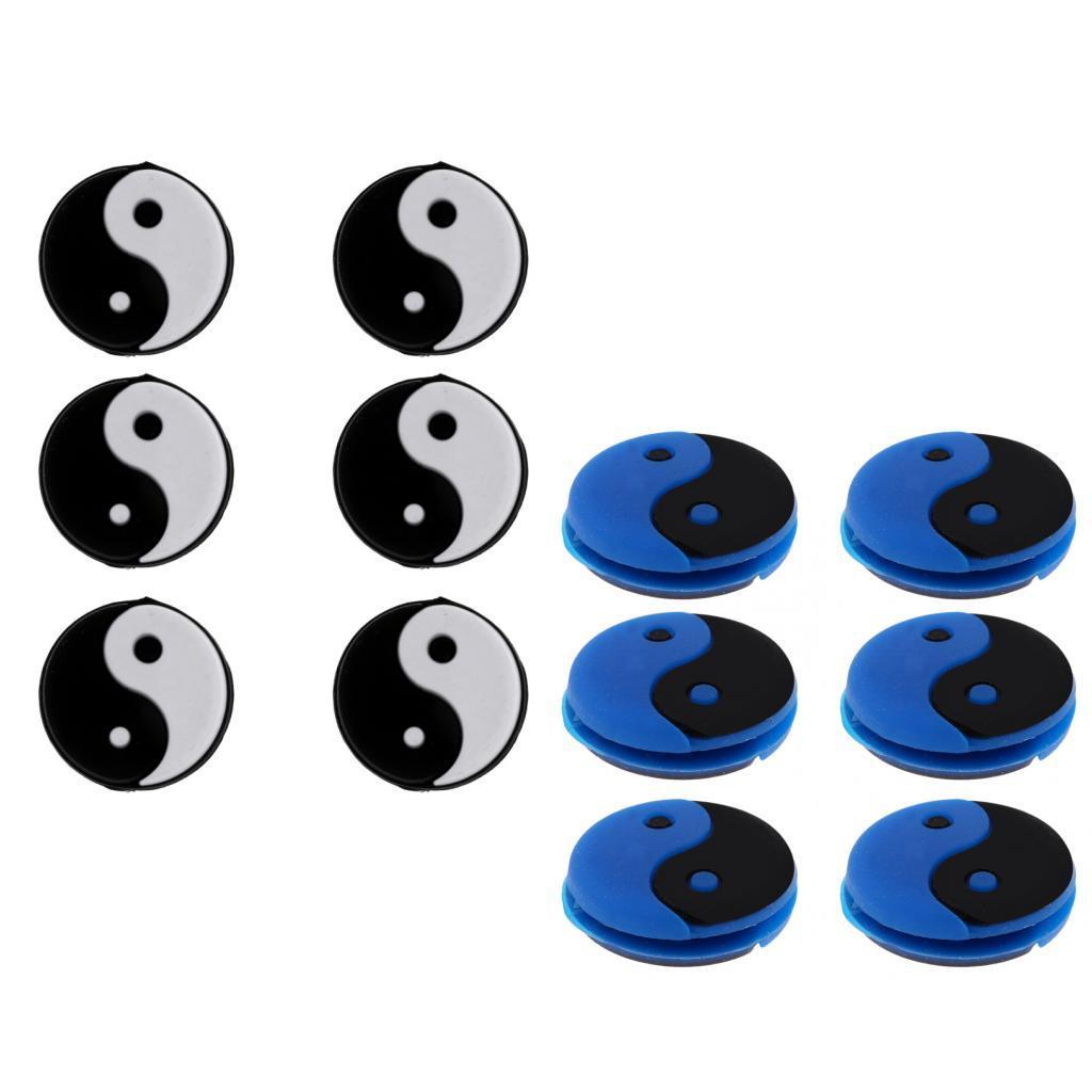 Pack of 12 Pcs Silicone Tennis Racquet Vibration Dampener - Shock Absorber Gifts