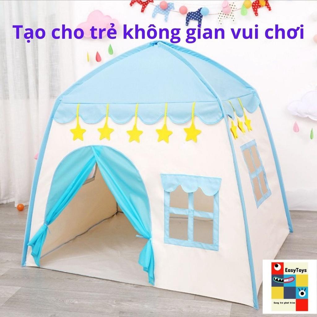 Lều trẻ em - Lều công chúa hoàng tử cực đẹp, chất vải mềm mại, kích cỡ rộng, 2 bé nằm thoải mái