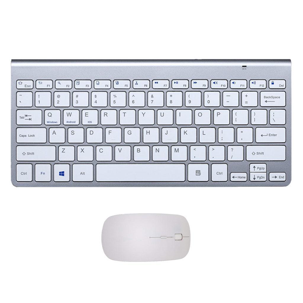 2 Pieces 2.4G Waterproof Wireless Keyboard & Mouse Combo Set for PC Laptop