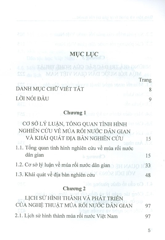 Bảo Tồn Và Phát Huy Giá Trị Rối Nước Dân Gian Tại Cộng Đồng (Qua Nghiên Cứu Các Phường Rối Nước Dân Gian Ở Đồng Bằng Bắc Bộ)