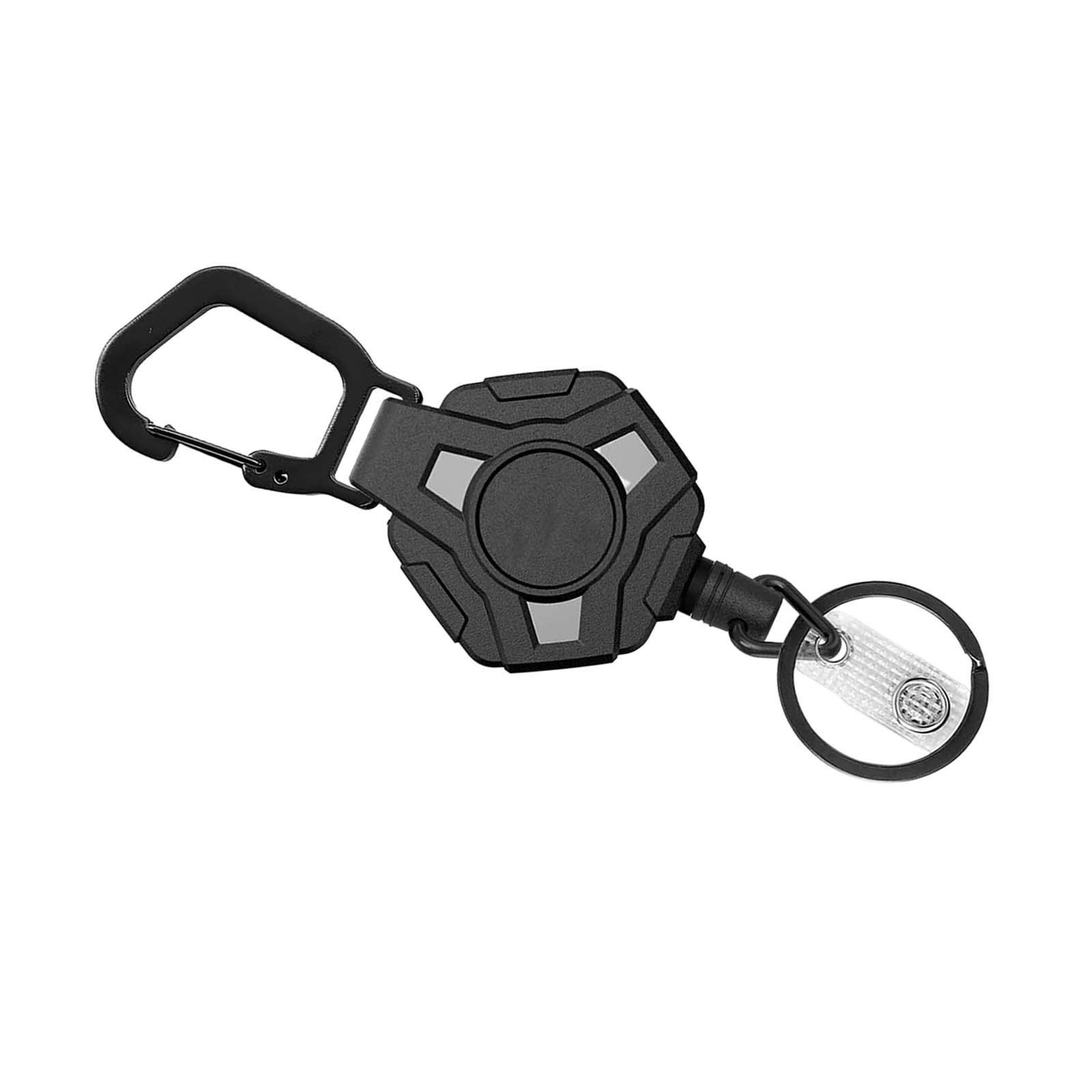 Retractable Keychain Storage Hook Outdoor Carabiner for Picnic Outdoor