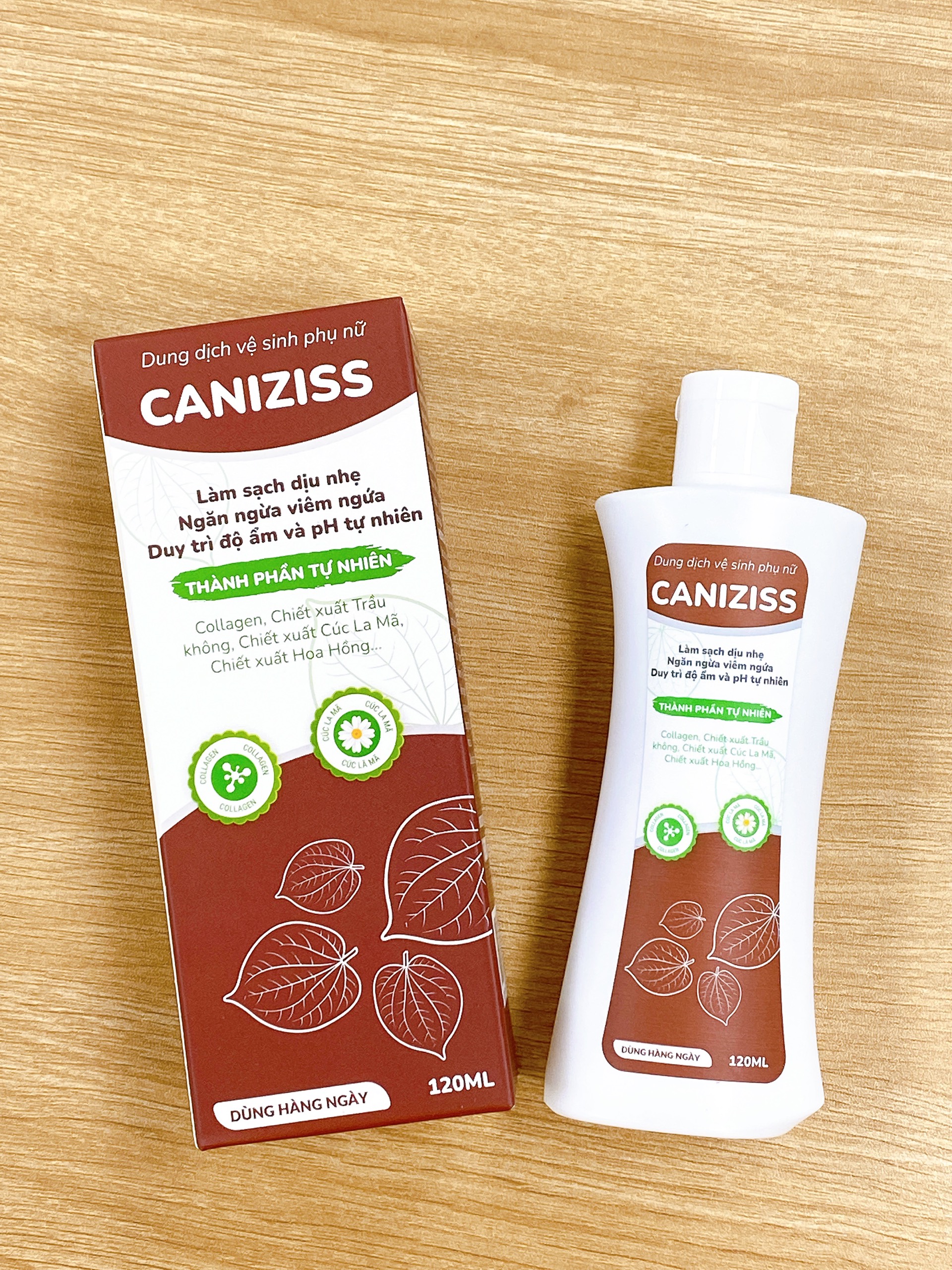 Dung Dịch Vệ Sinh Phụ Nữ Caniziss Khử Mùi Hôi, Giúp Làm Sạch Nhẹ Nhàng, Duy Trì Độ Ẩm Và pH Tự Nhiên Cho Da Chai 120ml