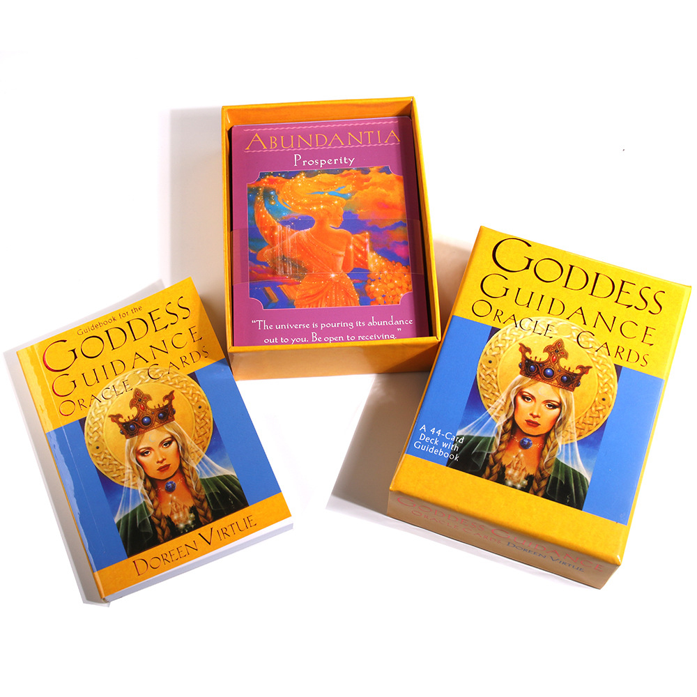[Mạ Cạnh Size Gốc] Bộ bài Goddess Guidance Oracle 44 Lá Bài Hộp Cứng Cao Cấp Kèm Hướng Dẫn