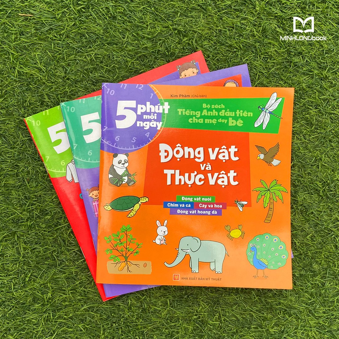 Bộ Sách Tiếng Anh Đầu Tiên Của Bé - 5 Phút Mỗi Ngày