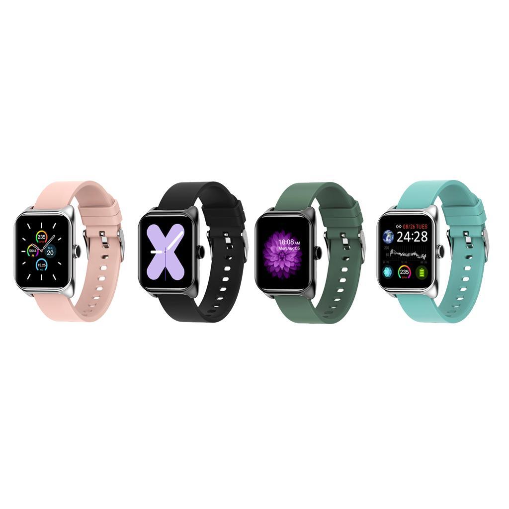 IP67 Sport Bluetooth Blood Pressure Smart Watch Wristband For Men Women Pink