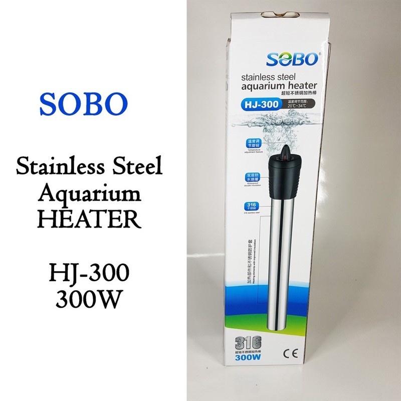Sưởi Inox Sobo HJ-300 - Sưỡi Ấm Hồ Cá Cho Hồ Bể Cá 300W