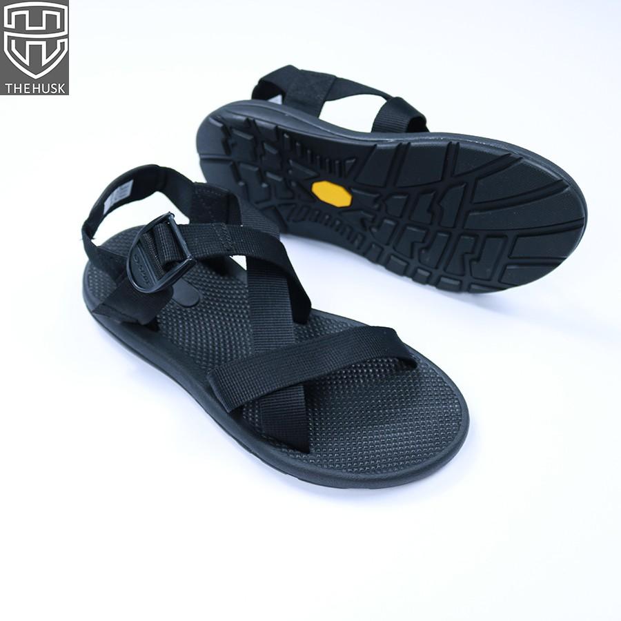 Giày Sandals Unisex HuuCuong &amp; TheHusk Quai Chéo Quai Dù Đế Cao Su - TH6