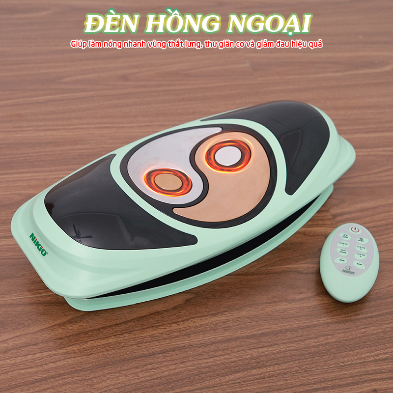 Máy massage lưng cột sống đa năng Nikio NK-159 - Giải pháp hỗ trợ giảm đau nhức mỏi lưng