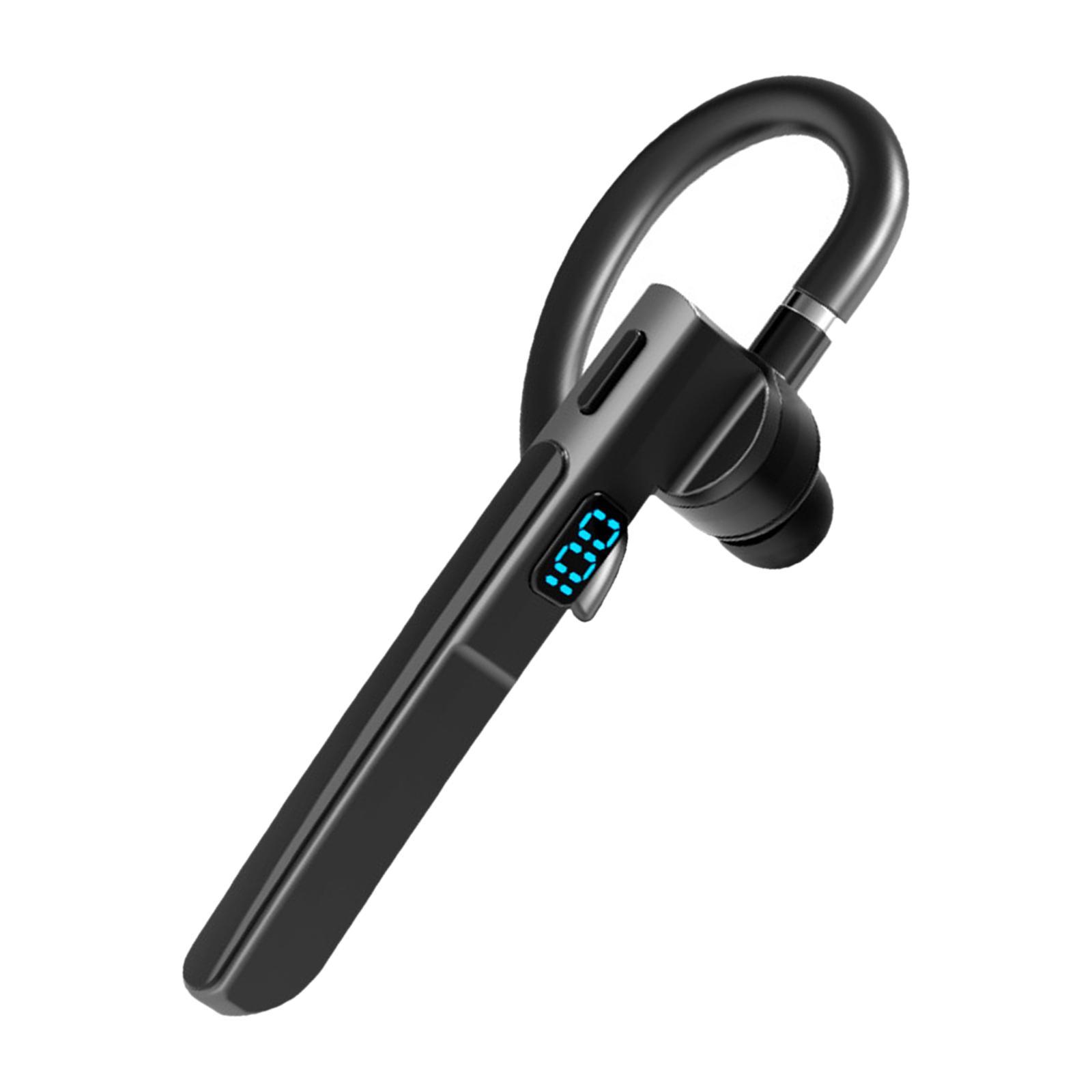Single Ear Hook Earpiece with Mic Earpiece Headphones for Running Gym Fitness