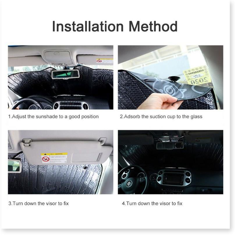 Tấm chống nóng 5 lớp cửa sau ô tô hình Husky Sedan và SUV - Gia Dụng SG