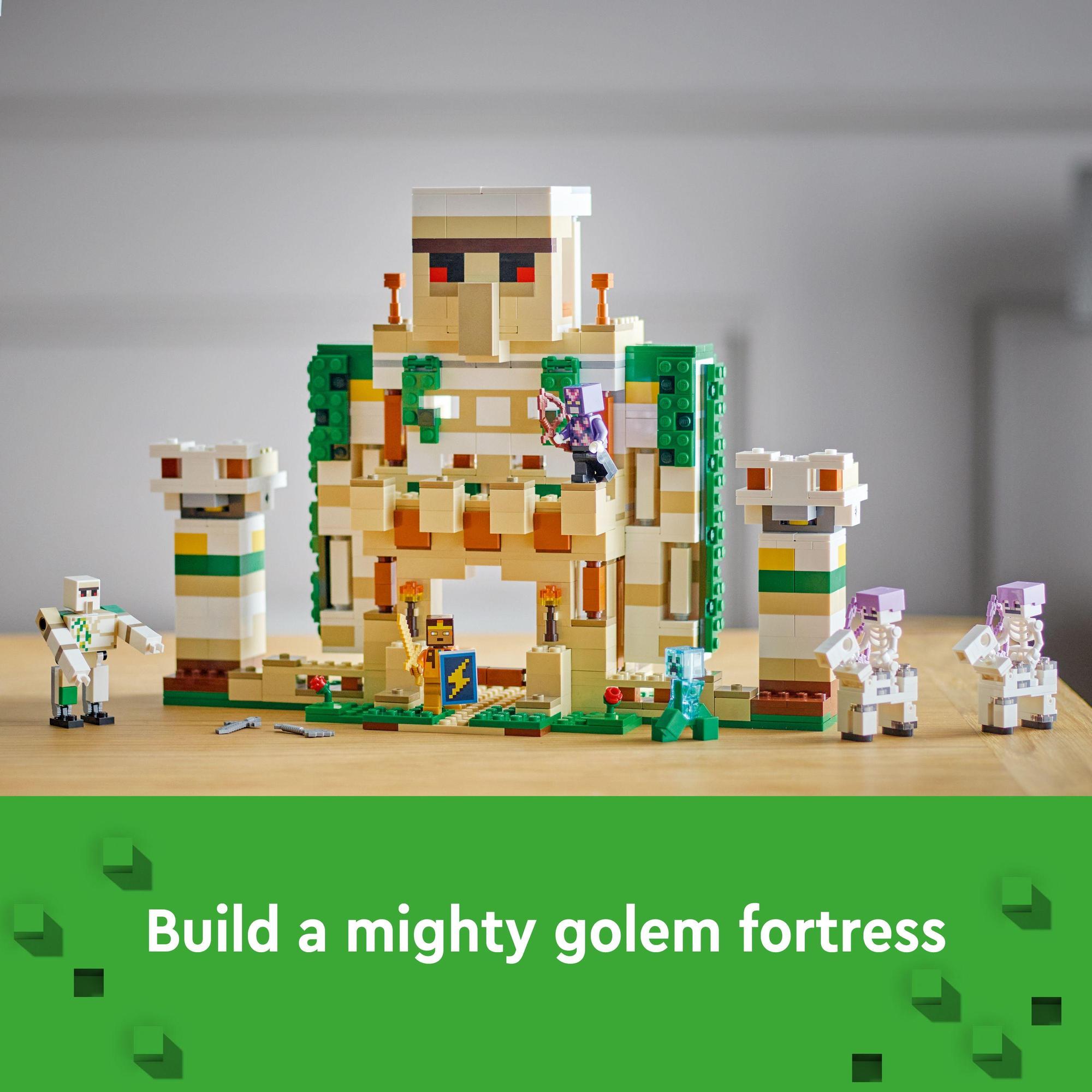 LEGO Minecraft 21250 Đồ chơi lắp ráp Iron Golem Fortress (868 chi tiết)