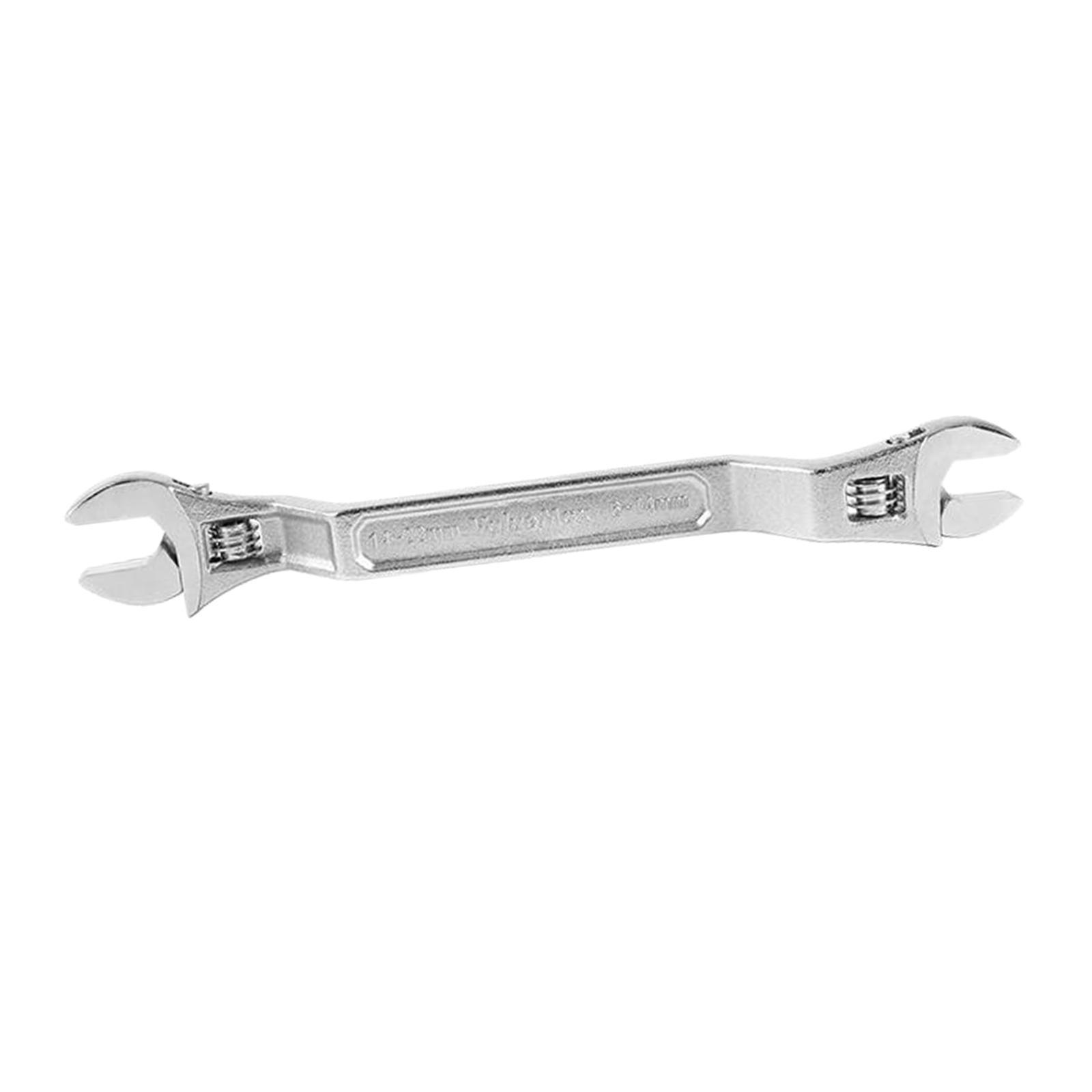 Double Head Adjustable Wrench 6mm to 22mm Multifunctional Flexible Spanner