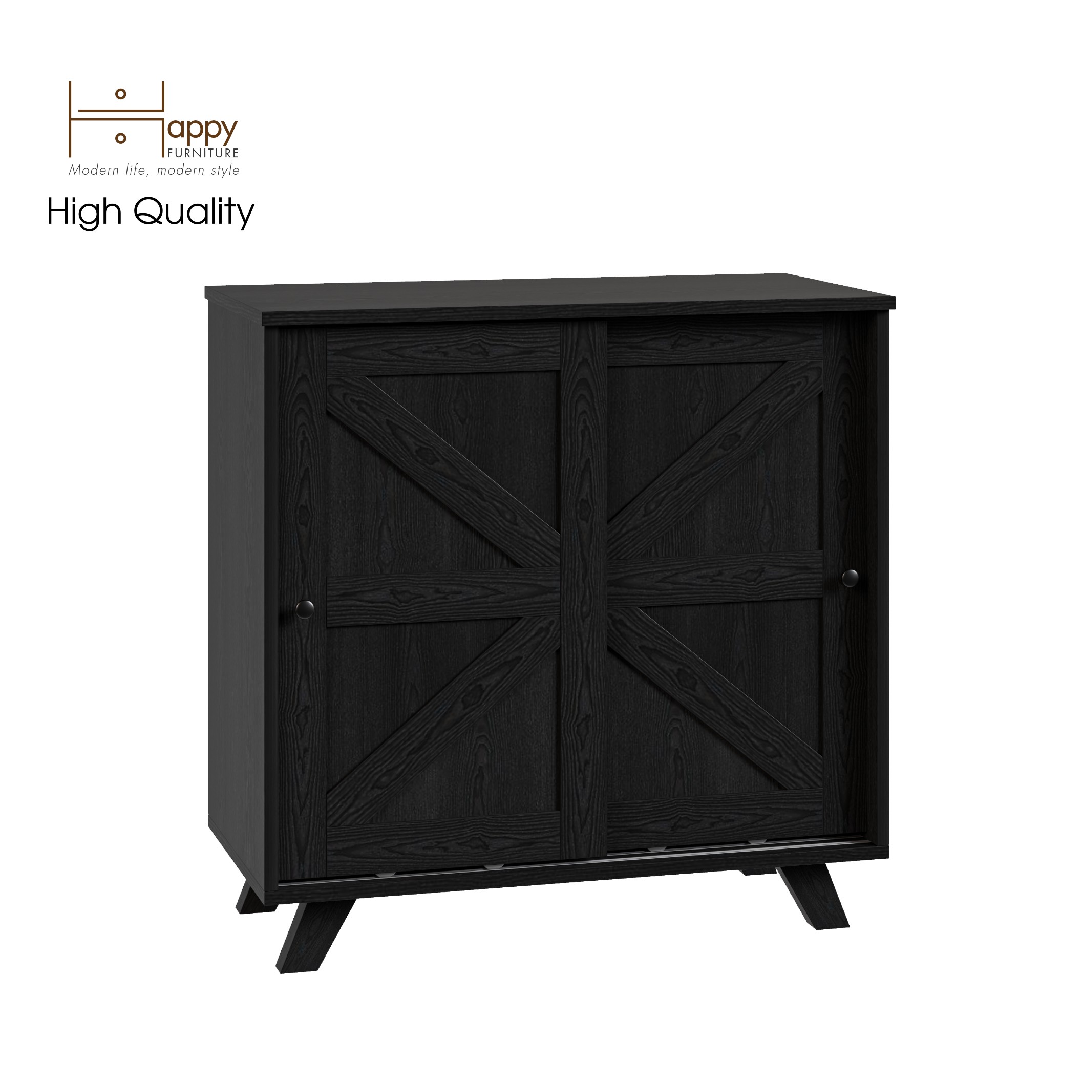 [Happy Home Furniture] RUNI, Tủ đựng đồ - 2 cánh cửa lùa,  81cm x 40cm x 81cm ( DxRxC), TCL_003