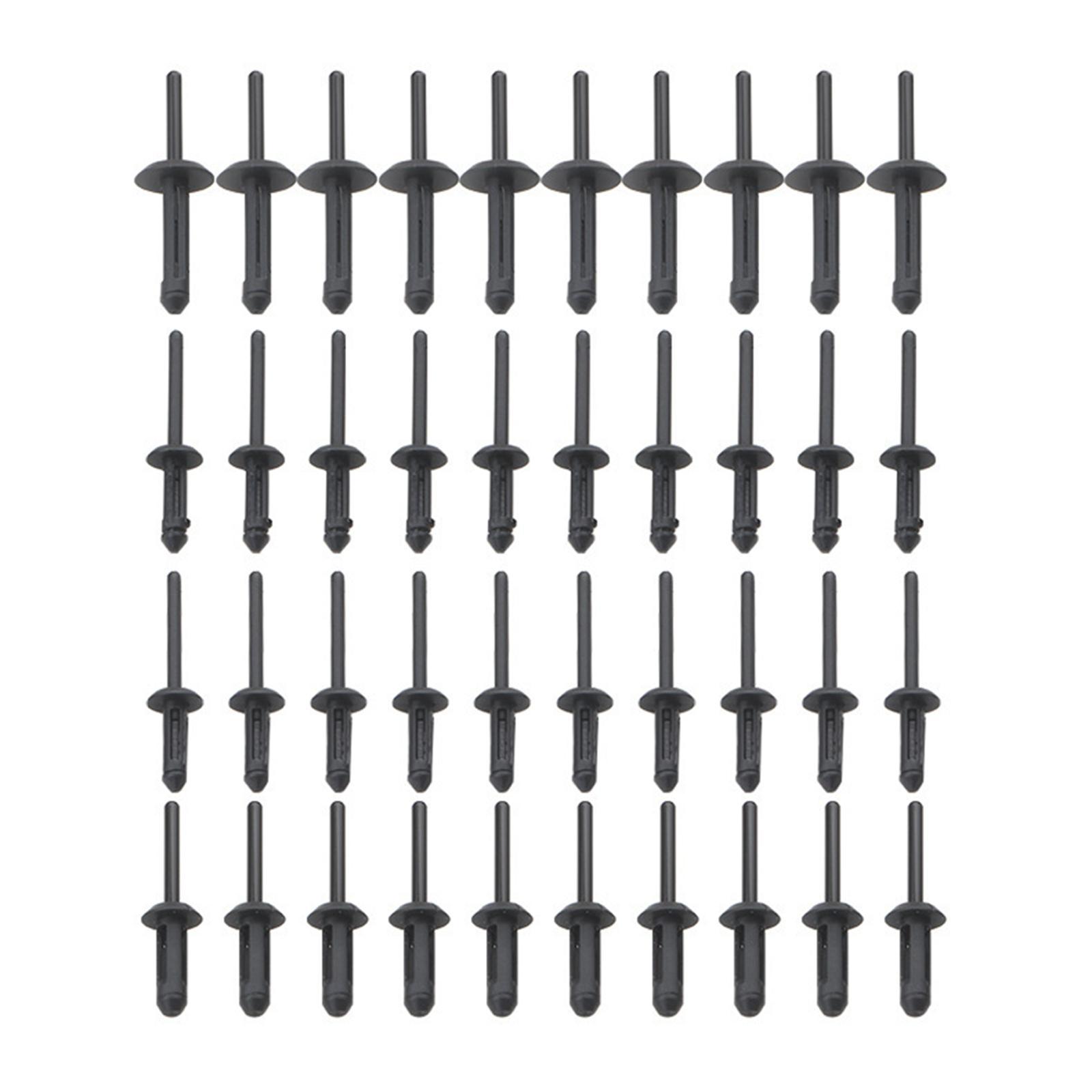 41x Pp Rivet Set Hand Tools Liner Fastener Rivet Nylon Blinds Rivets
