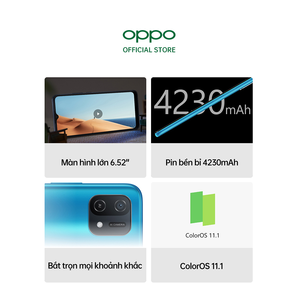 Điện Thoại Oppo A16k 3GB/32GB - Hàng Chính Hãng