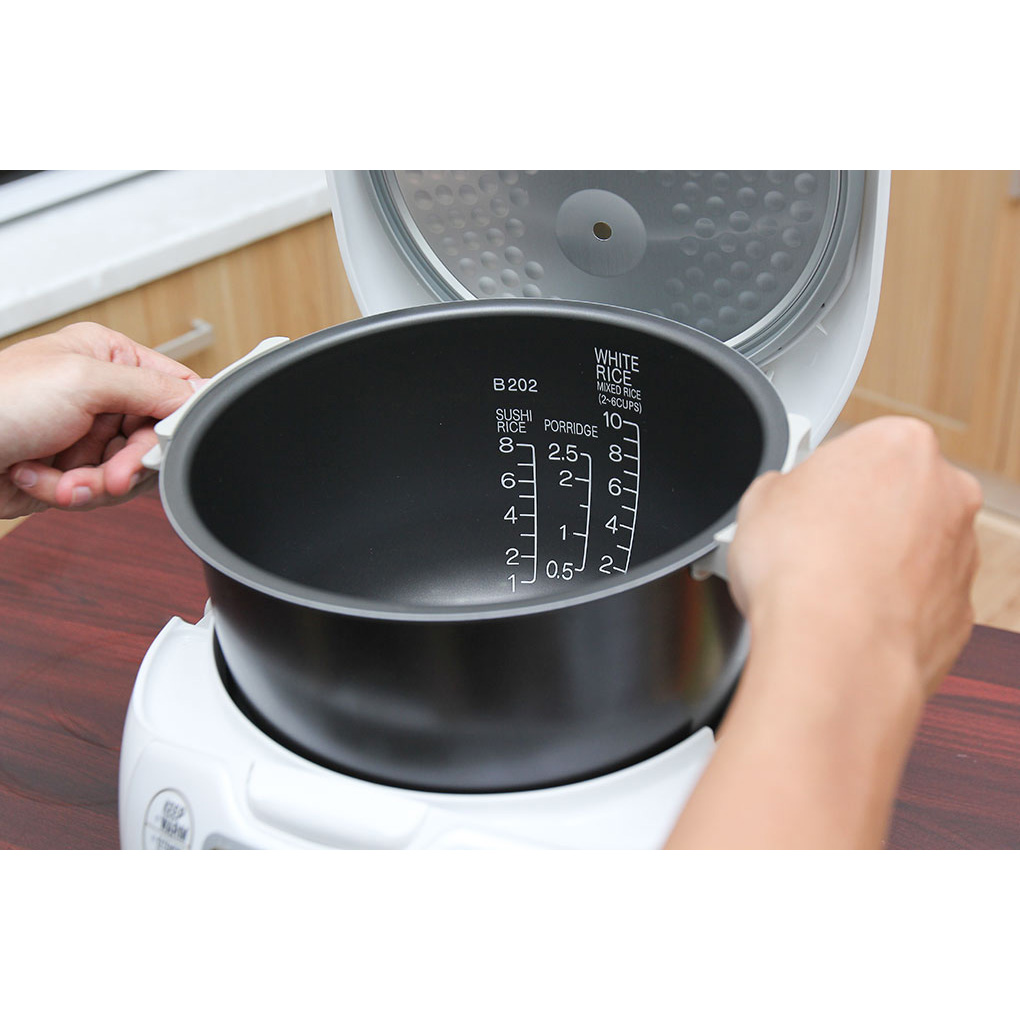 Nồi Cơm Điện Tử Zojirushi ZONC-NS-ZAQ18-WZ - Hàng chính hãng