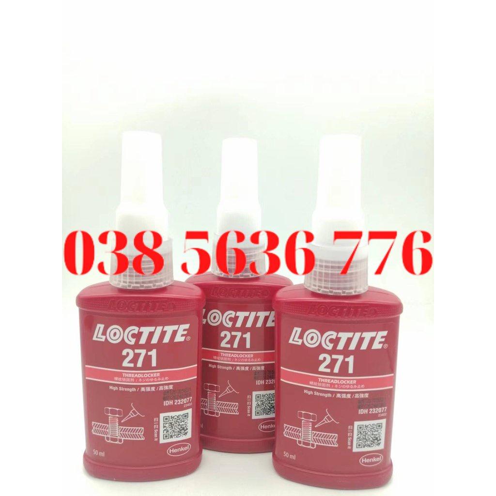 Keo Dán Kỵ Khí Henkel Loctite 271, Keo Dán Khóa Ren 50Ml/250Ml