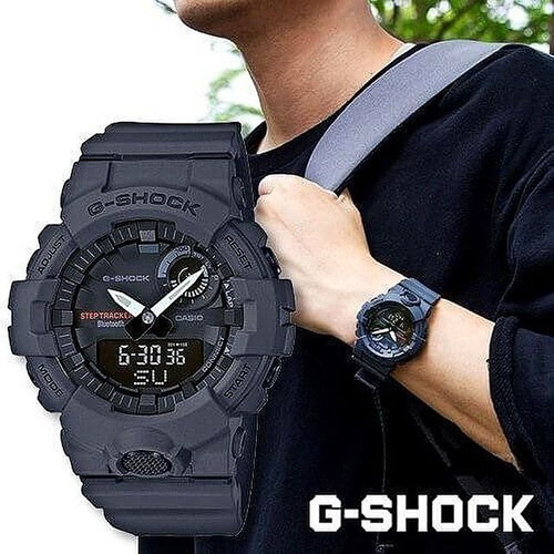 Đồng Hồ Nam Dây Nhựa Casio G-Shock GBA-800-8A Bluetooth - Đếm Bước Chân - Đo Lượng Kcalo Đã Đốt