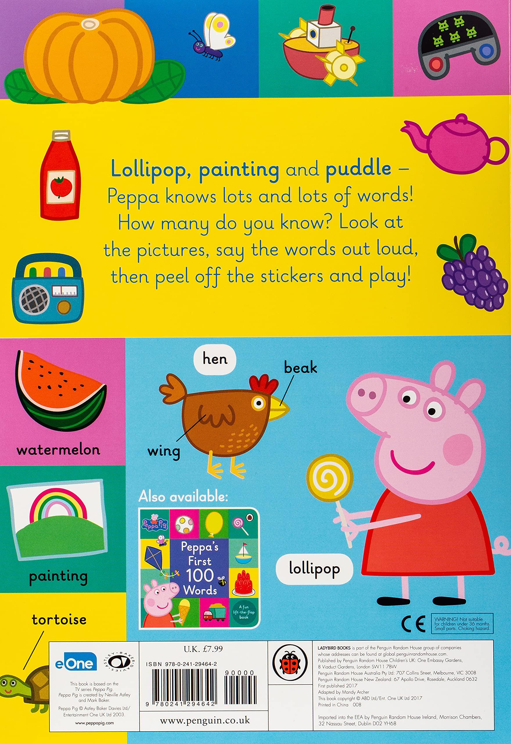 Hình ảnh Peppa Pig: 1000 First Words Sticker Book