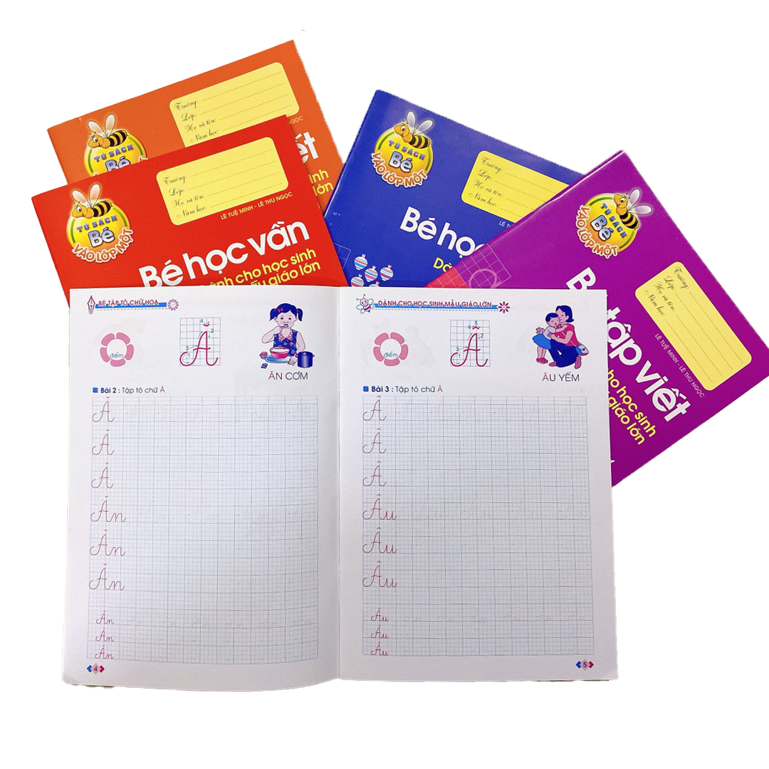 Sách : Combo Chuẩn Bị Cho bé Vào Lớp 1