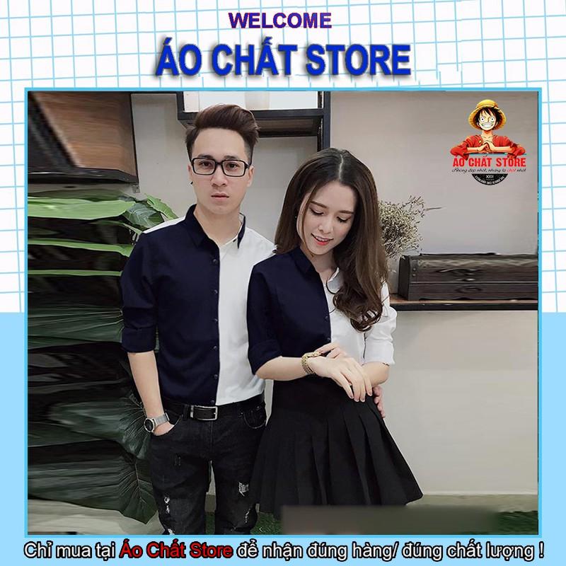 Áo sơ mi đôi họa tiết hoa siêu đẹp | áo cặp nam nữ hàng chất | Áo Chất Store