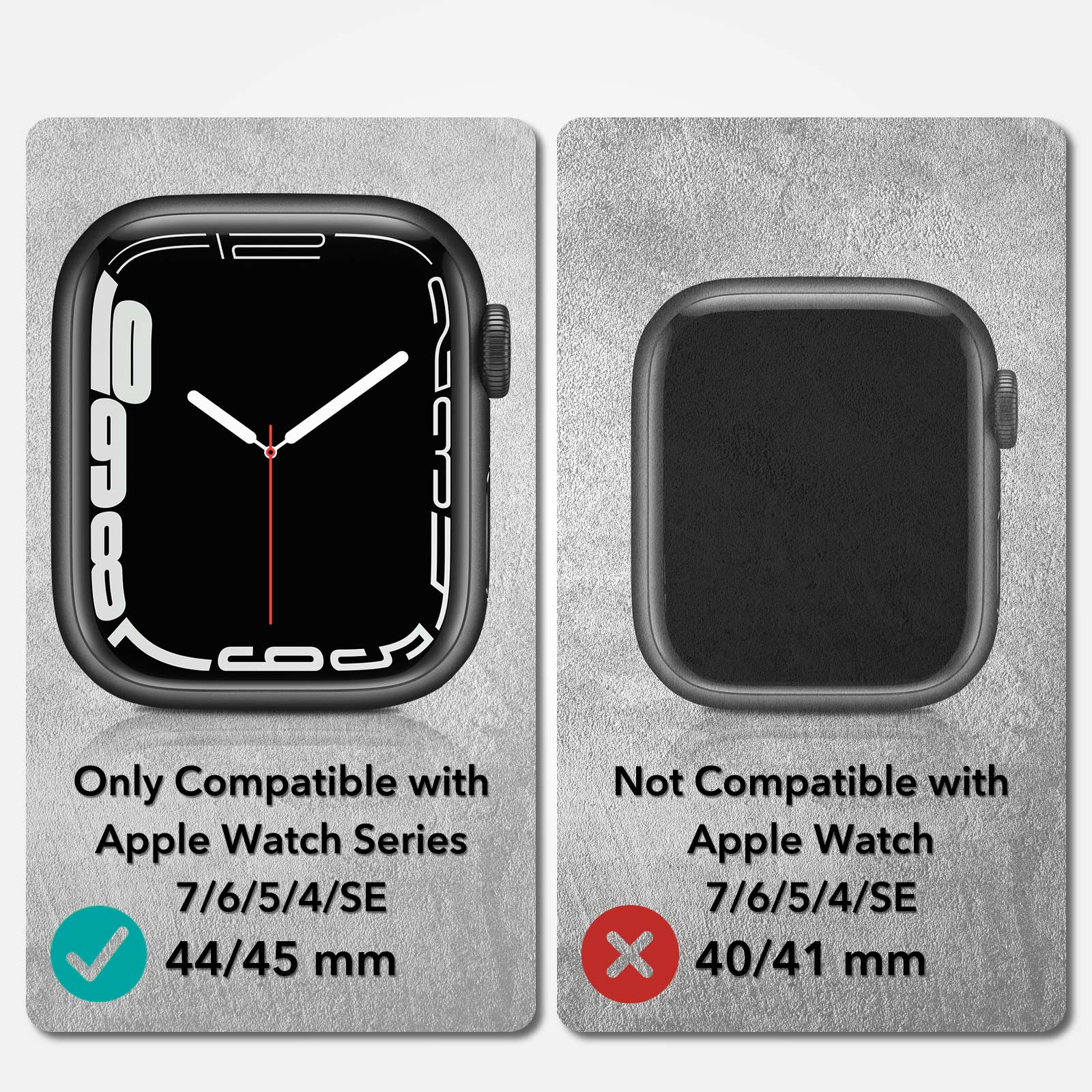 Ốp Case Kèm Dây Đeo Dành Cho Apple Watch Series 8/7/6/5/4/SE ESR Shock Armor Protective Band Size 44/45mm- Hàng Chính Hãng