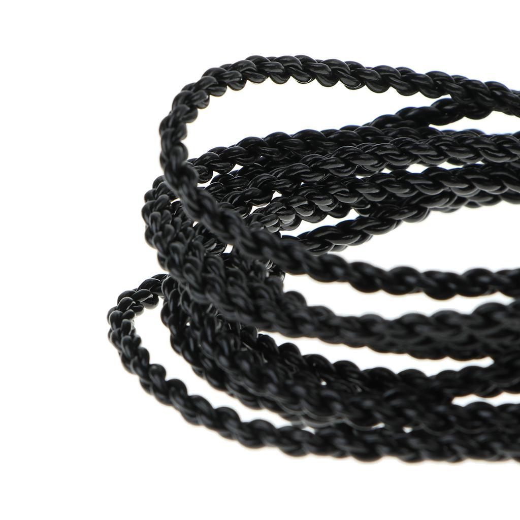2 Pieces 4 Strands Braided Upgrade Wire 7N OCC Copper Cord DIY for Earphone