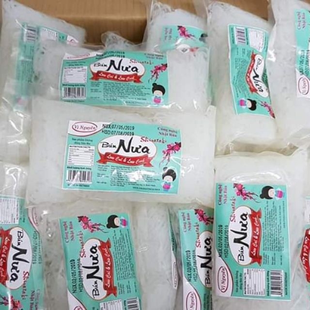 Sỉ thùng 40 Gói Bún Nưa Shirataki Vị Nguyên 240Gram