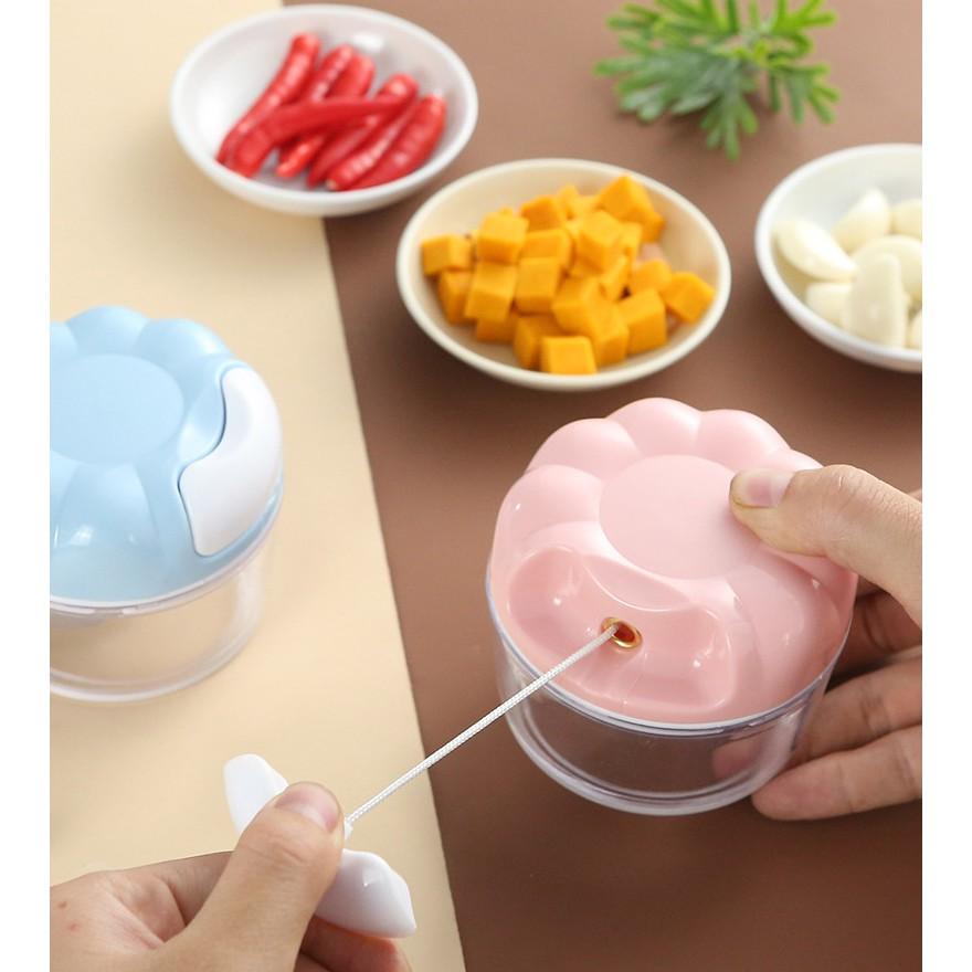Dụng cụ xay tỏi 2 lưỡi hình hoa
