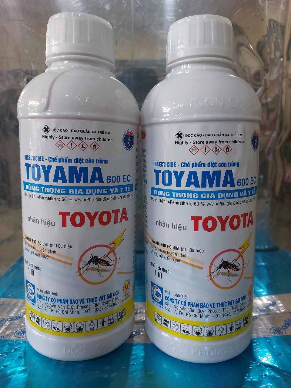 Thuốc diệt muỗi thế hệ mới TOYAMA 600EC - chai 1000ml