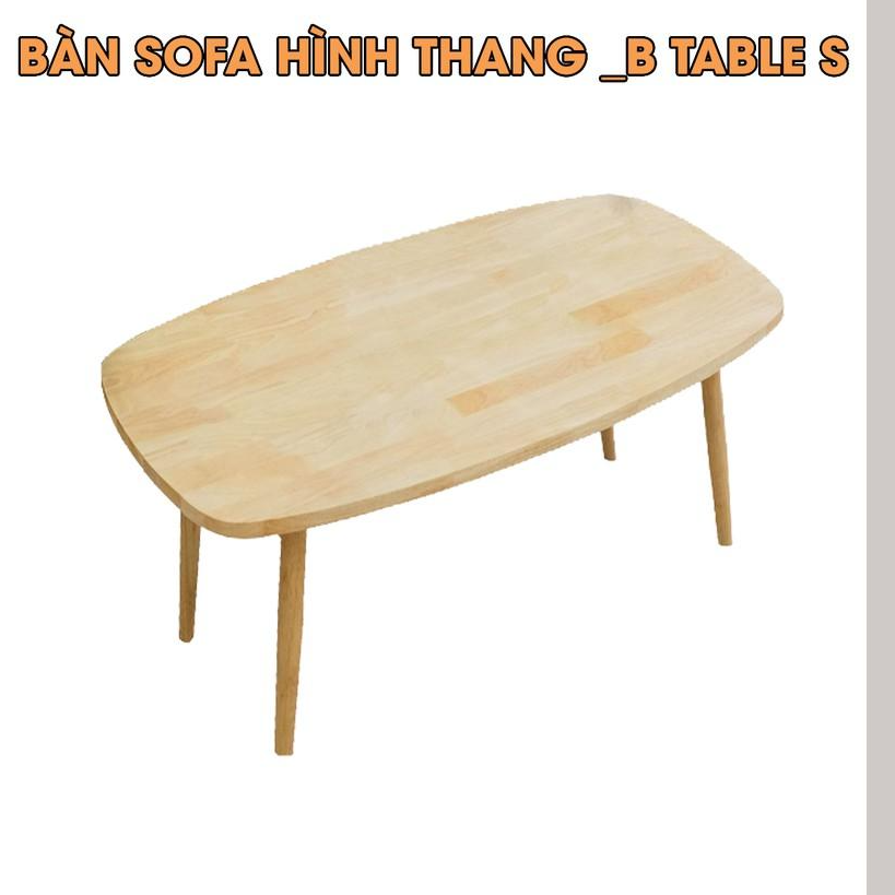 Bàn Sofa Hình Thang B Table L Bàn Trà sofa Gỗ thông Nội Thất Phòng Khách Lắp Ráp