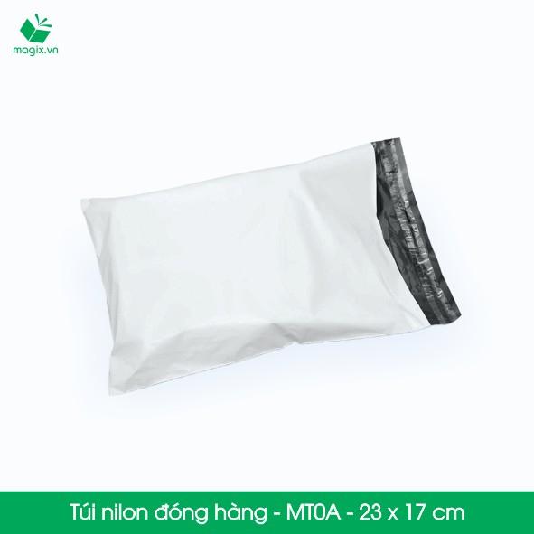 MT0A - 23x17 cm - 100 túi nilon 2 lớp đóng hàng thay thùng hộp carton