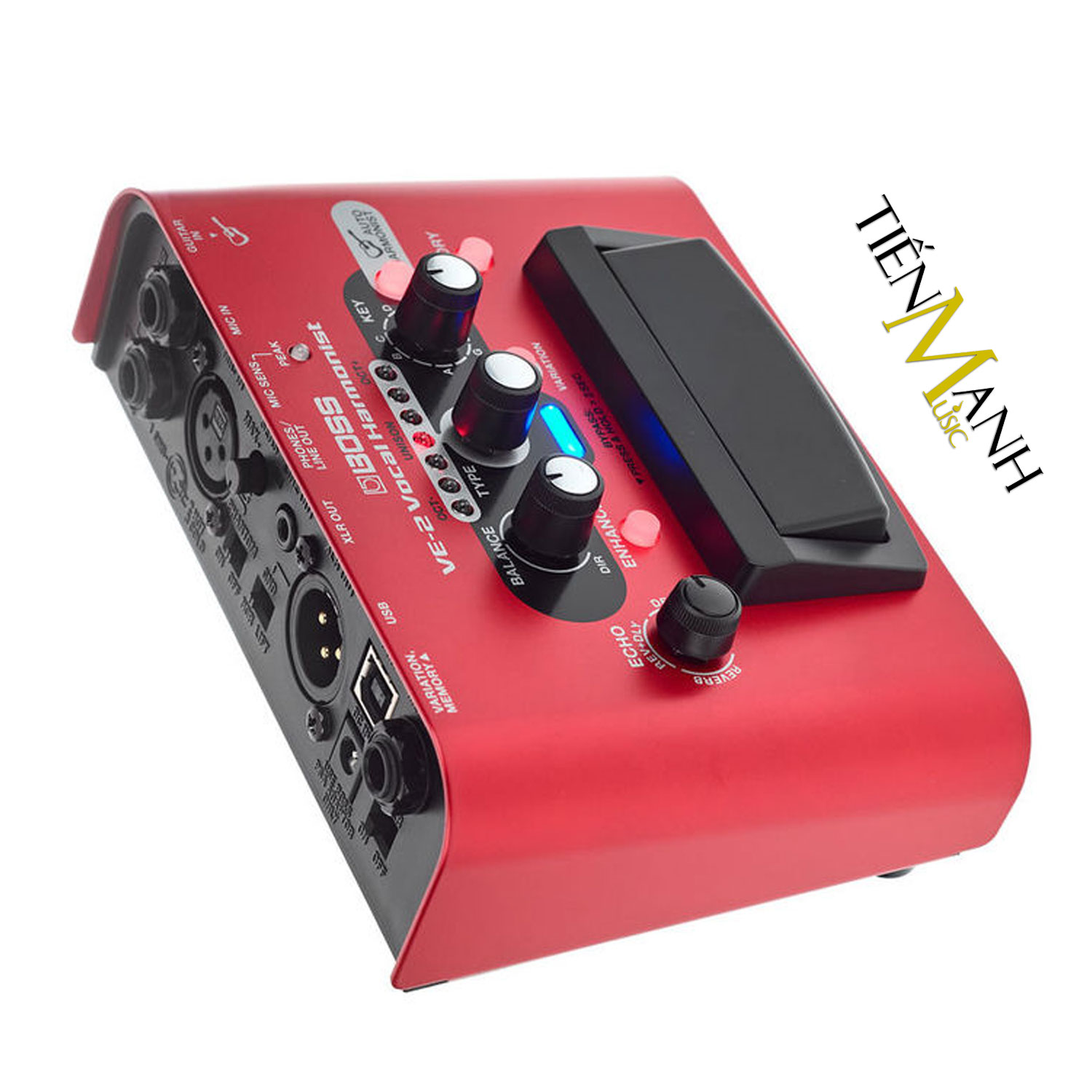 Boss VE-2 Vocal Harmonist Stompbox Tạo tiếng Bè, Vang vọng và chỉnh Tone, Giọng cho Ca sỹ - Bàn đạp Phơ Guitar Reverb and Delay Effects Processor VE2 Singer Hàng Chính Hãng - Kèm Móng Gẩy DreamMaker