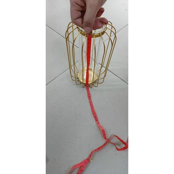 Bình cắm hoa decor nhà cửa phòng khách, đào đông đỏ trang trí bình sắt