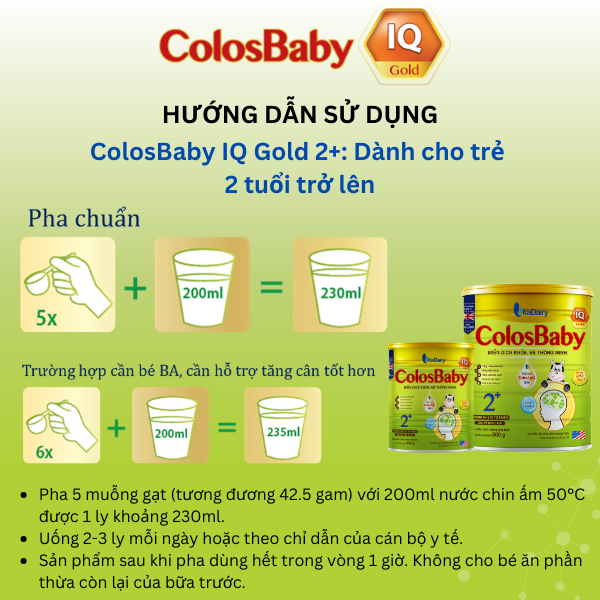 ColosBaby IQ Gold 2+ 800g