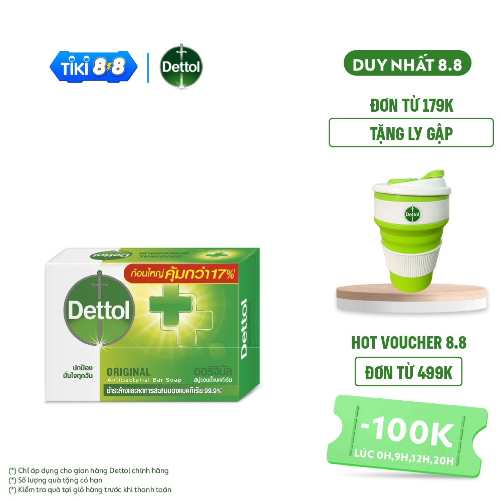 XÀ PHÒNG DETTOL KHÁNG KHUẨN 100G