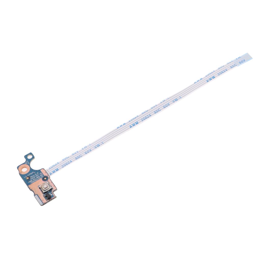Power Button Board with Flex Cable LS-C701P for 15-AC 15-AF 15-A Repair