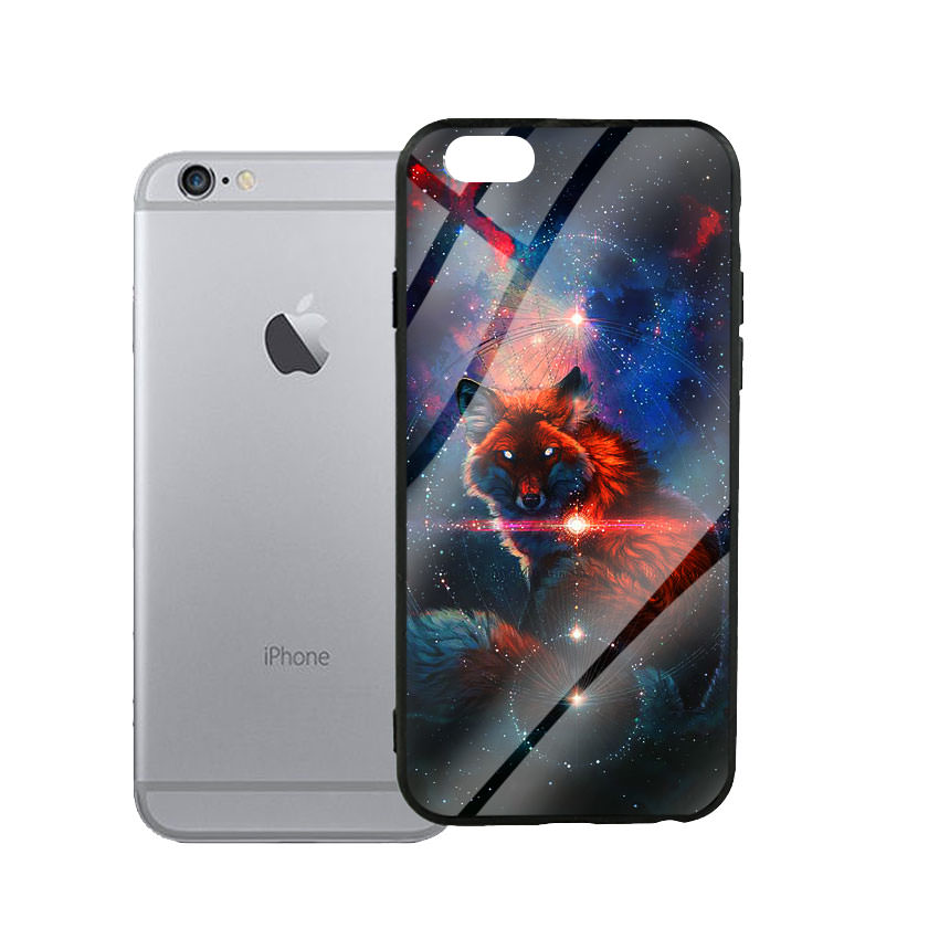 Ốp Lưng Kính Cường Lực cho điện thoại Iphone 6 Plus / 6s Plus - Fox 05