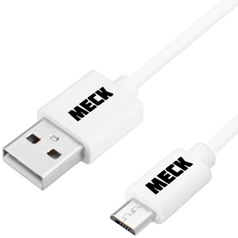 Dây Cáp Sạc Micro USB 2-Amps MECK (1m): Micro-B 2A Data &amp; Charge Cable