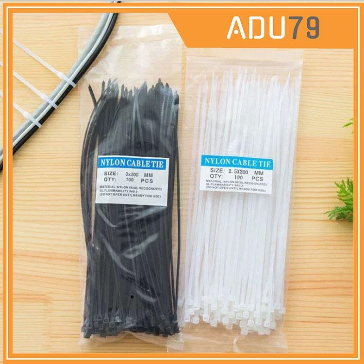 Combo 70-80 Dây Rút Màu Trắng Giúp Các Tấm Lưới Ghép Làm Chuồng Chó Mèo, Tủ Kệ Được Chắc Chắn