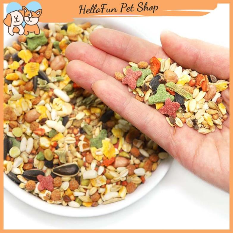 Thức ăn cho hamster cao cấp, hỗn hợp ngũ cốc, rau củ quả và hải sản