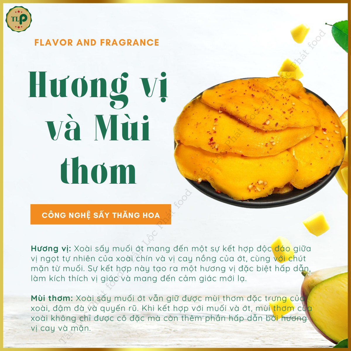 XOÀI SẤY MUỐI ỚT TÂN LỘC PHÁT DẺO THƠM ÍT ĐƯỜNG