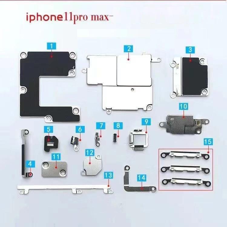 Full bộ nẹp main và màn hình cho iPhone 6G đến 12 Pro Max