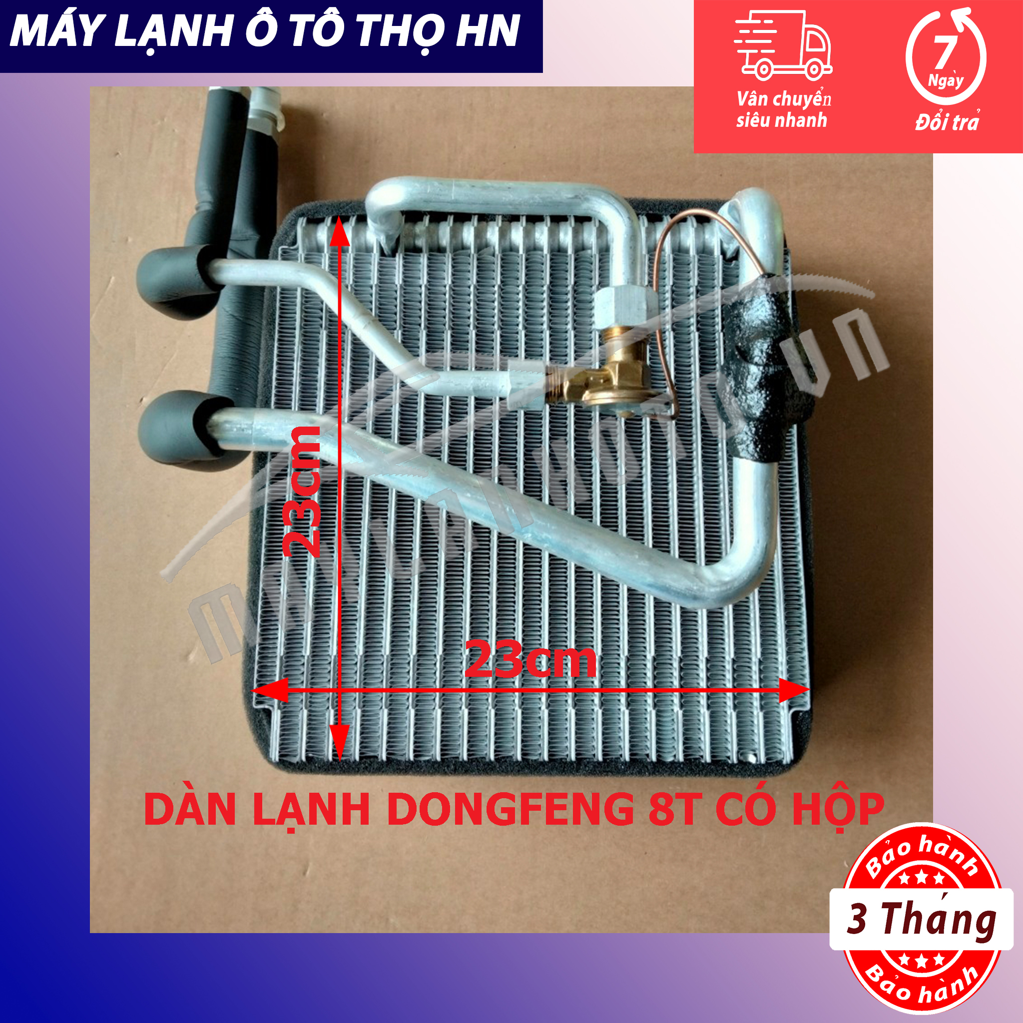 Dàn lạnh Dongfeng 8 Tấn cả vỏ hàng HBS