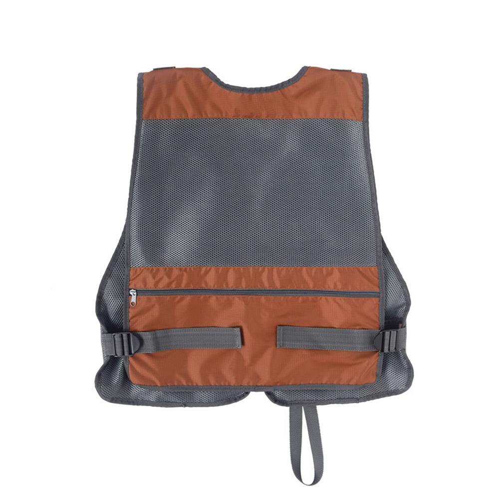 Outdoor Fishing Vests Breathable & Adjustable Travel Photography Vest with Multi-Pockets