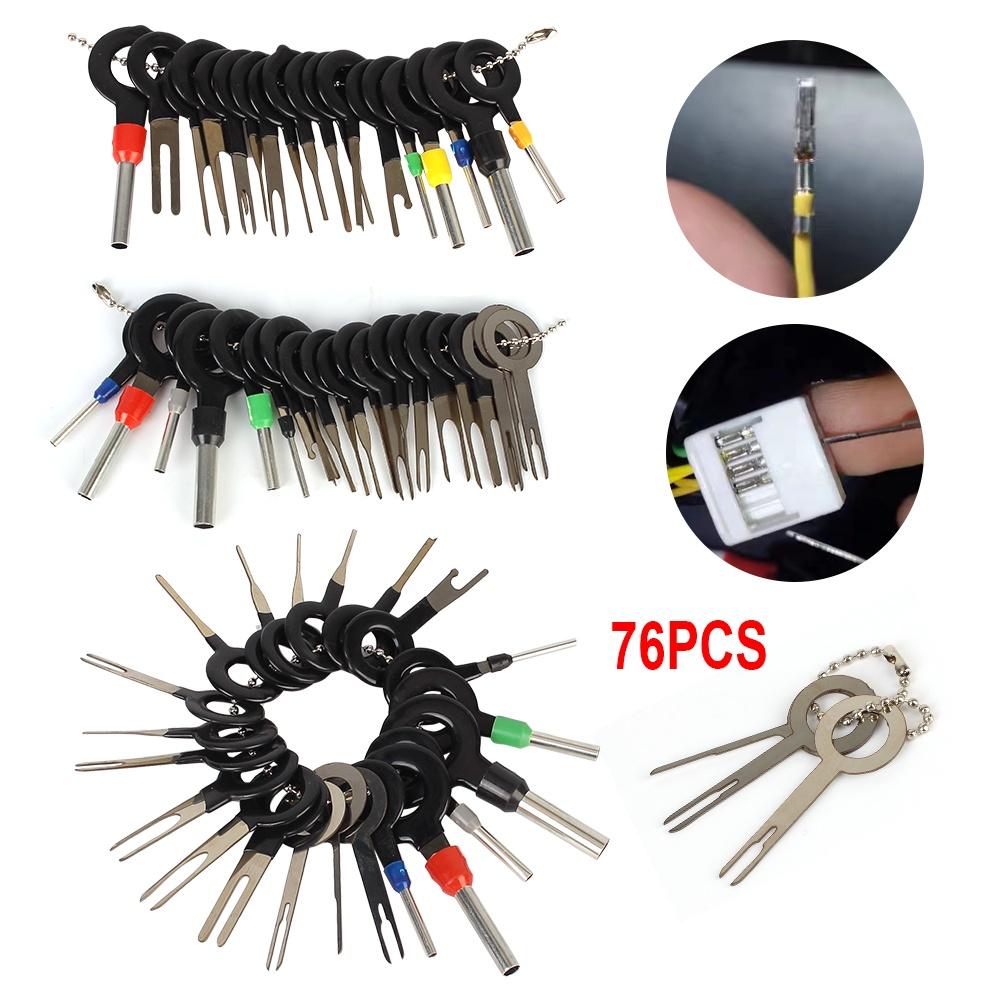 Set 76 dụng cụ tháo lắp thiết bị đầu cuối xe hơi chuyên dụng