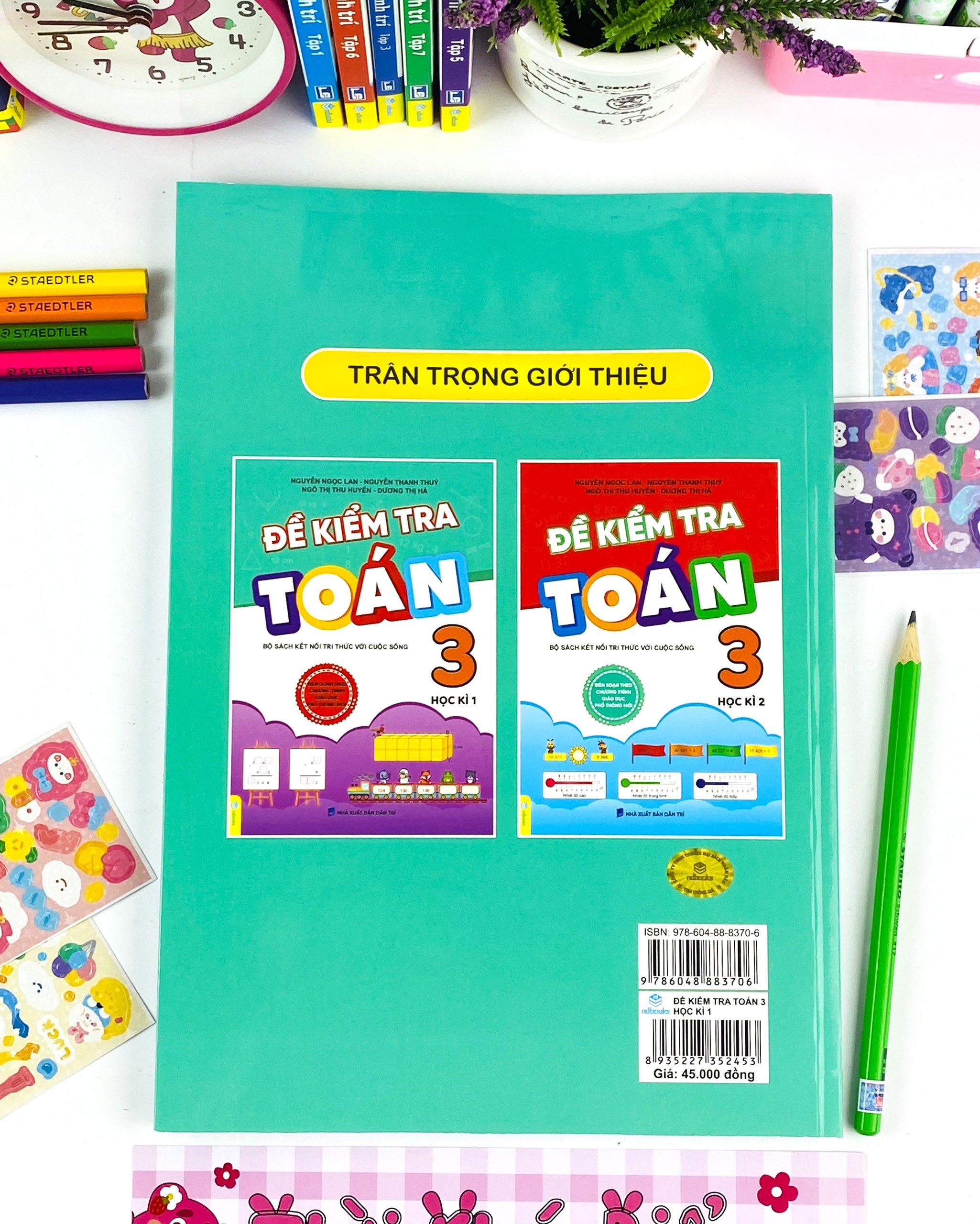 Sách - Đề Kiểm Tra Toán 3 - Biên soạn theo CT GDPT mới - Kết Nối - ndbooks