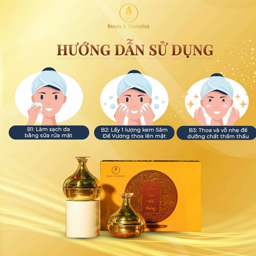 Bộ sản phẩm KEM SÂM ĐẾ VƯƠNG OLIC chống lão hóa da cao cấp, Xóa thâm da, sạm da, làm sạch tàn nhang trên da còn làm trắng da, trẻ hóa làn da, lấy lại tuổi thanh xuân.